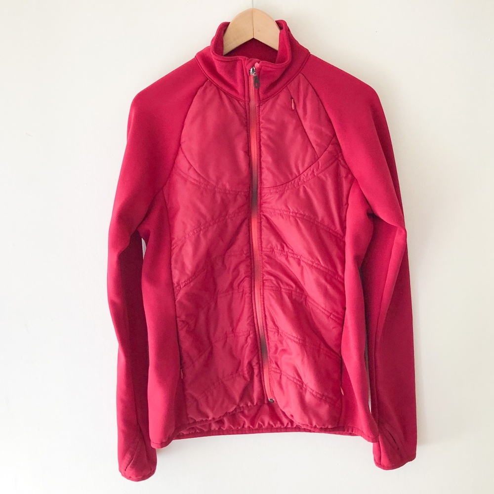 ATHLETA Pink Full Zip Jacket L